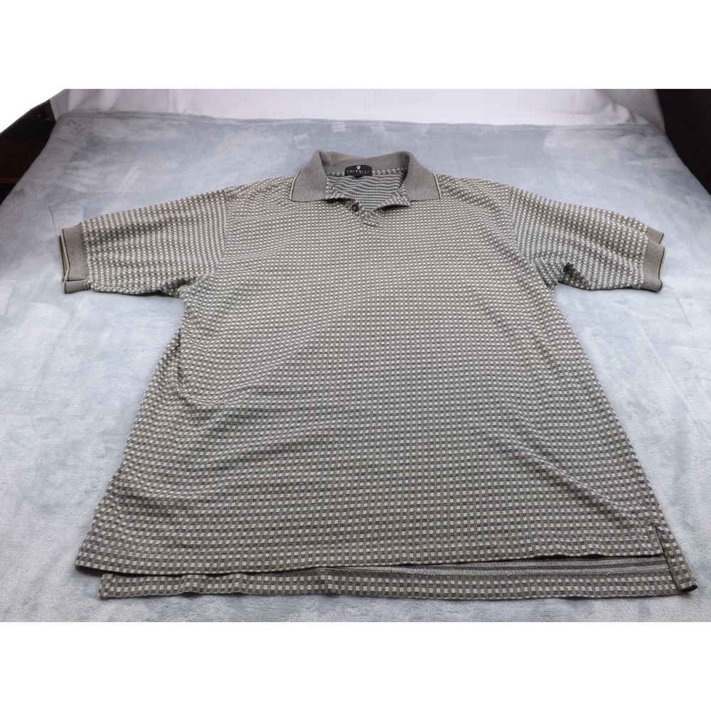 Twin Hill ‎ Chateau Whistler Golf Club Polo Shirt Men's Size XXL  Gray/Tan/Black